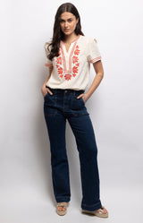Volange JEANS HIGH RISE STRAIGHT DENIM