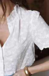 Volange BLOUSE COTTON JADE