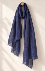 Volange SCARF COTTON NAVY