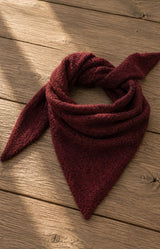Triangle scarf with subtle woven pattern and soft drape – Volange Paris, Parisian fashion in Sydney (Mosman, Paddington and Bronte) or Australia-wide online.