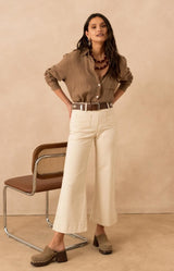 Volange JEANS WIDE BEIGE