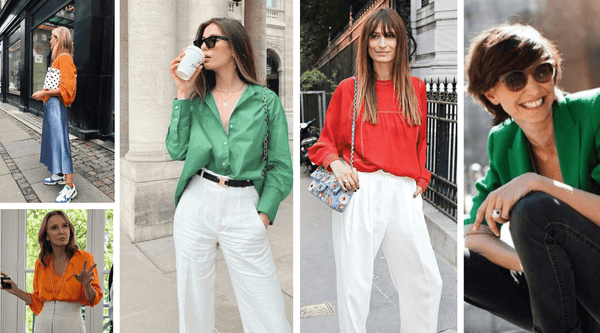 How Parisiennes Wear Colour Without Losing Chic