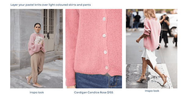 From Winter to Spring, Pastel Knitwear is your Transeasonal Hero