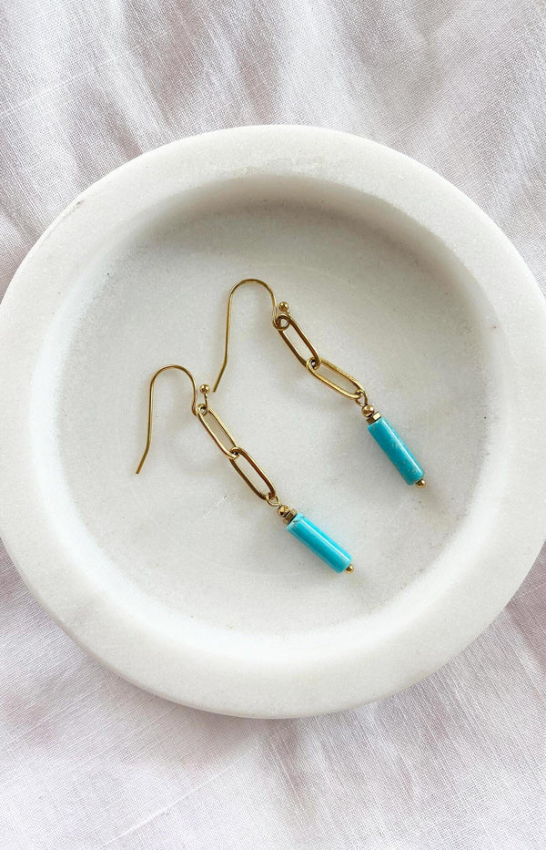 Volange EARRINGS TURQUOISE
