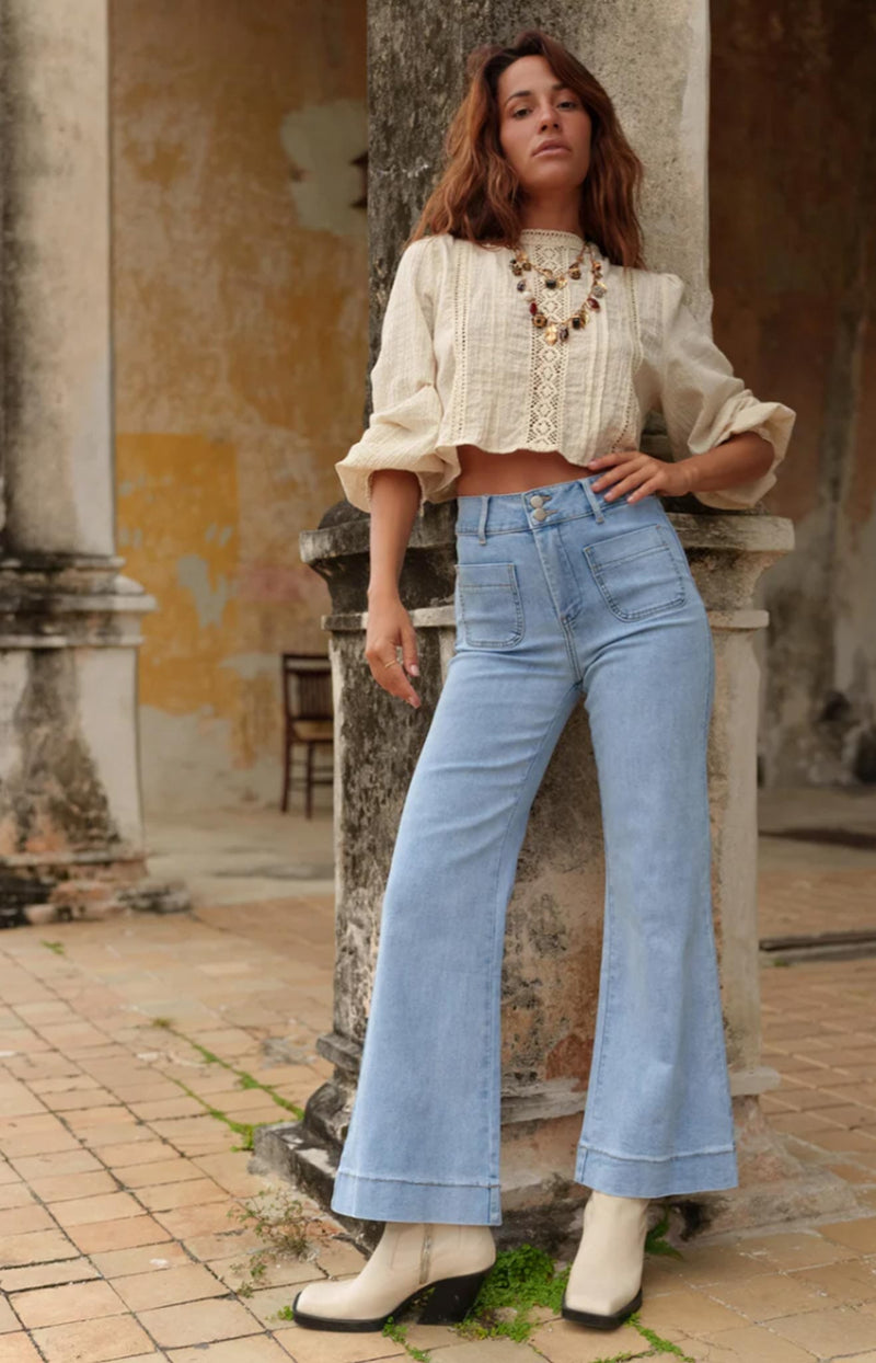Volange JEANS FLARE LIGHT
