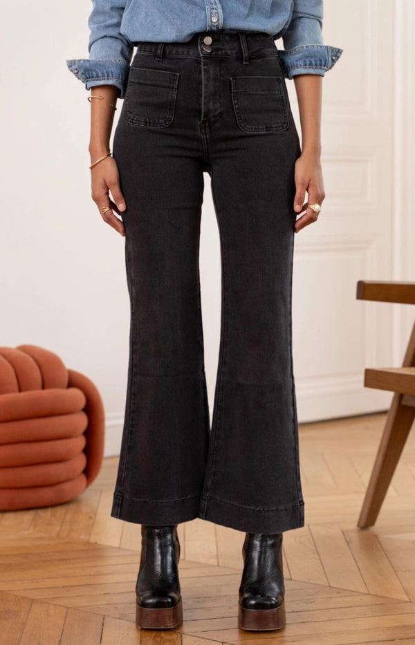 Volange JEANS FLARE GREY
