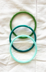 Volange SET OF 3 BANGLES GREEN