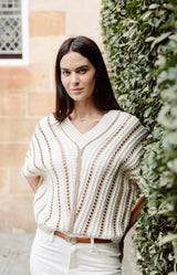 Volange JUMPER LEETCHI OFF WHITE