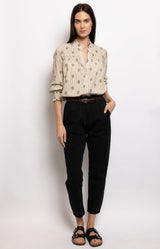 Volange PANTS TAPERED BLACK
