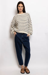 Volange JEANS BARREL ELASTIC WAIST