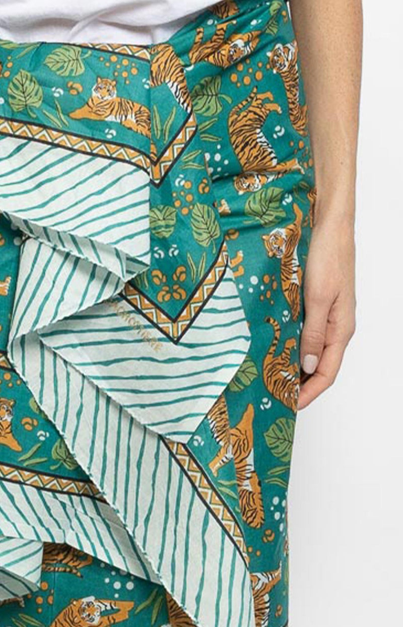 Volange SARONG COTTON GREEN