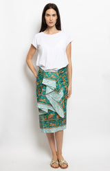 Volange SARONG COTTON GREEN