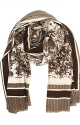 Volange SCARF TOILE CHOCOLATE
