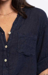 Volange TUNIC LIN NAVY