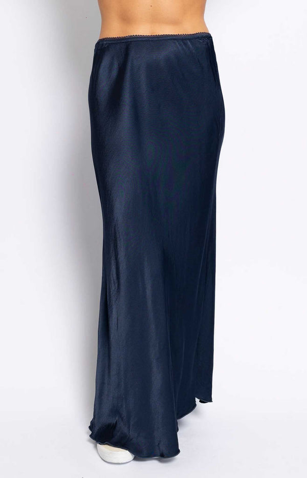 Volange SKIRT SATIN NAVY