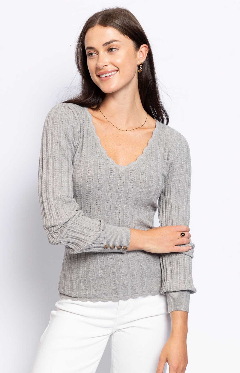 Volange TOP SNUG GREY