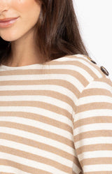 Volange MARINIERE BEIGE