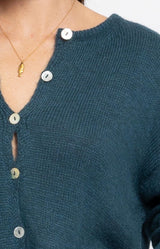 Volange CARDIGAN CLASSIC TEAL