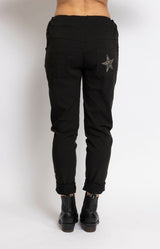 Volange PANTS STAR BLACK