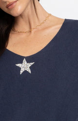 Volange TOP SPRING STAR NAVY