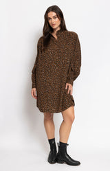 Volange DRESS VELVET LEO