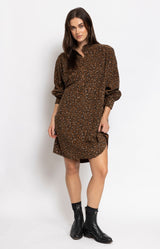 Volange DRESS VELVET LEO