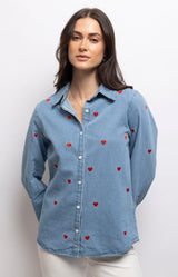Volange SHIRT DENIM COEUR