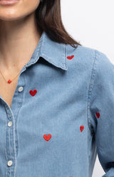 Volange SHIRT DENIM COEUR