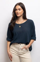 Volange TOP BRIGITTE NAVY