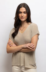 Volange TOP SPARKLY BEIGE