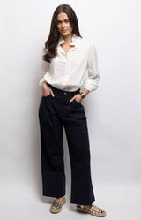 Volange PANTS COTTON REMI NAVY