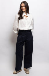 Volange PANTS COTTON REMI NAVY