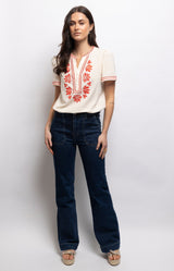 Volange JEANS HIGH RISE STRAIGHT DENIM
