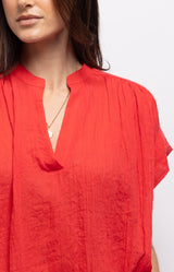 Volange BLOUSE COTTON ANNA RED
