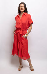 Volange DRESS ALIX RED