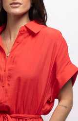 Volange DRESS ALIX RED