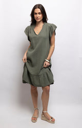 Volange DRESS GISELLE OLIVE