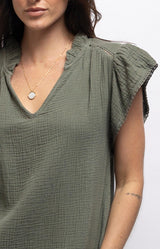 Volange DRESS GISELLE OLIVE