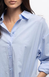 Volange SHIRT DRESS COTTON AZZURRA