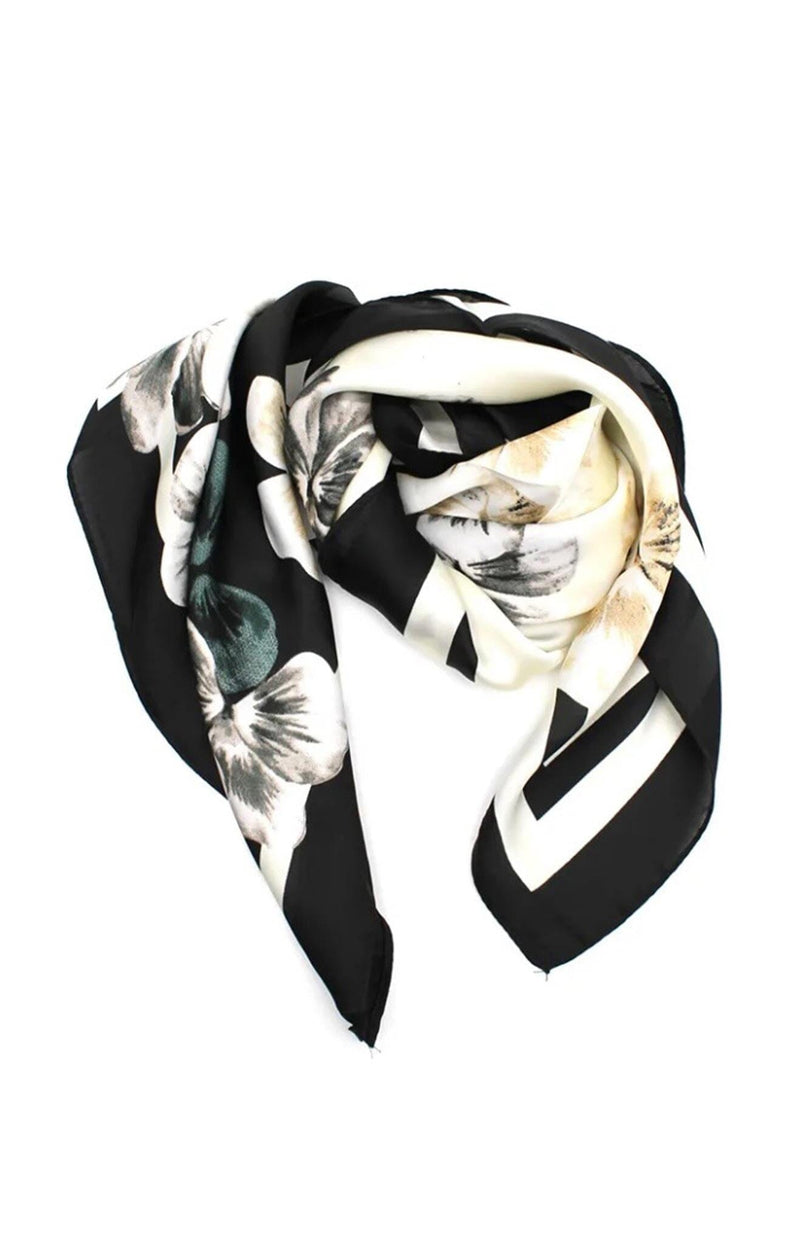 ELEGANT SILKY SCARF FRENCH FASHION - VOLANGE PARIS