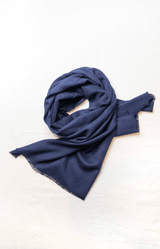Volange SCARF SILK NAVY