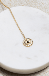 Volange NECKLACE EYE MEDAL