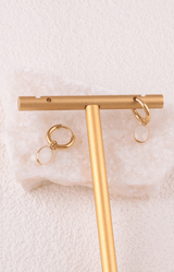 Volange EARRINGS WHITE QUARTZ
