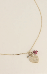 Volange NECKLACE HEART AND CHARMS