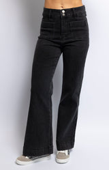 Volange JEANS FLARE GREY