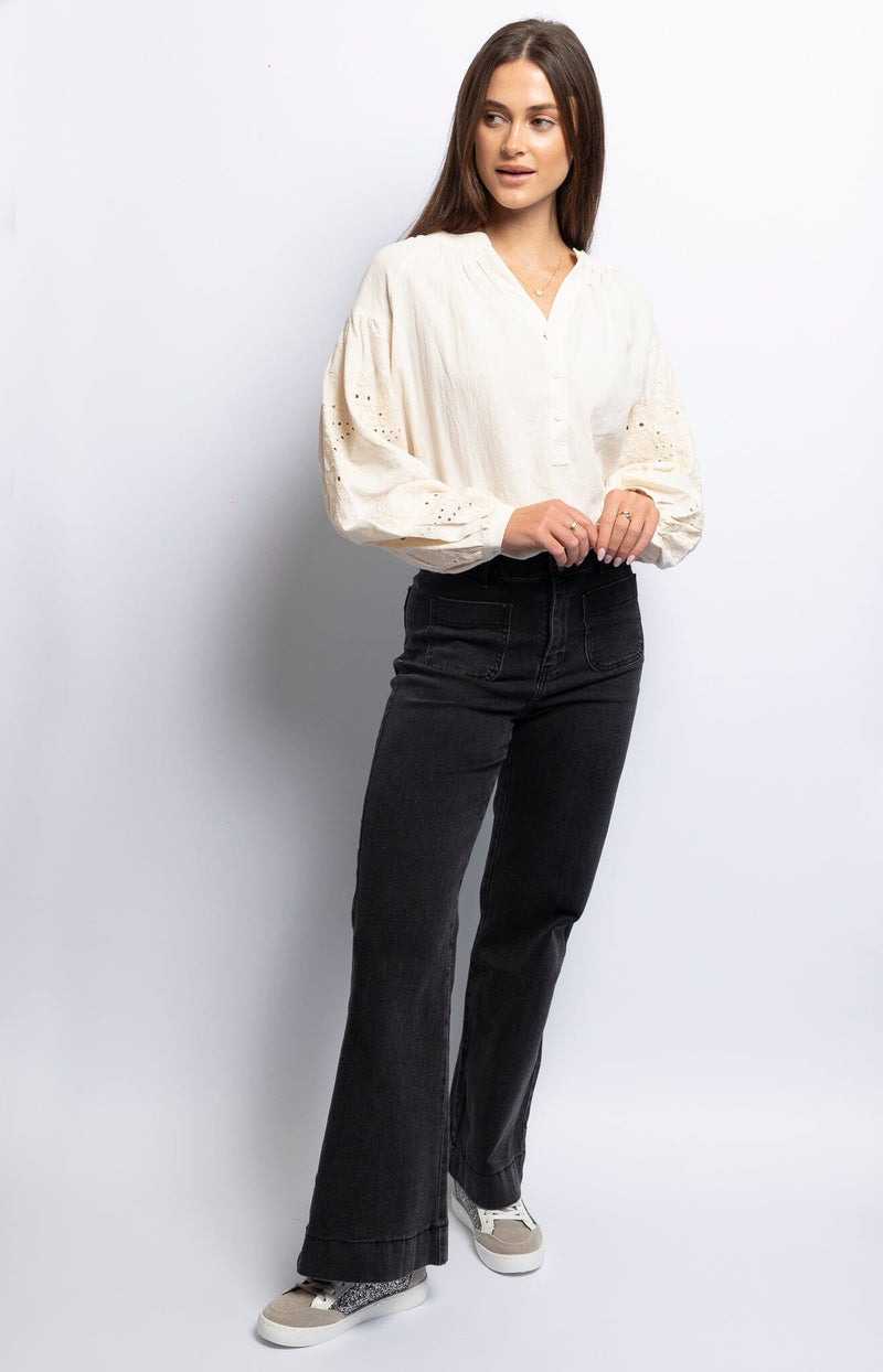Volange JEANS FLARE GREY