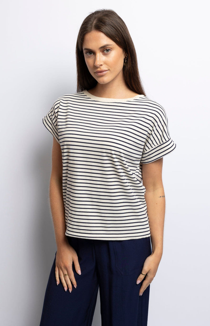 Volange T-SHIRT STRIPES NAVY
