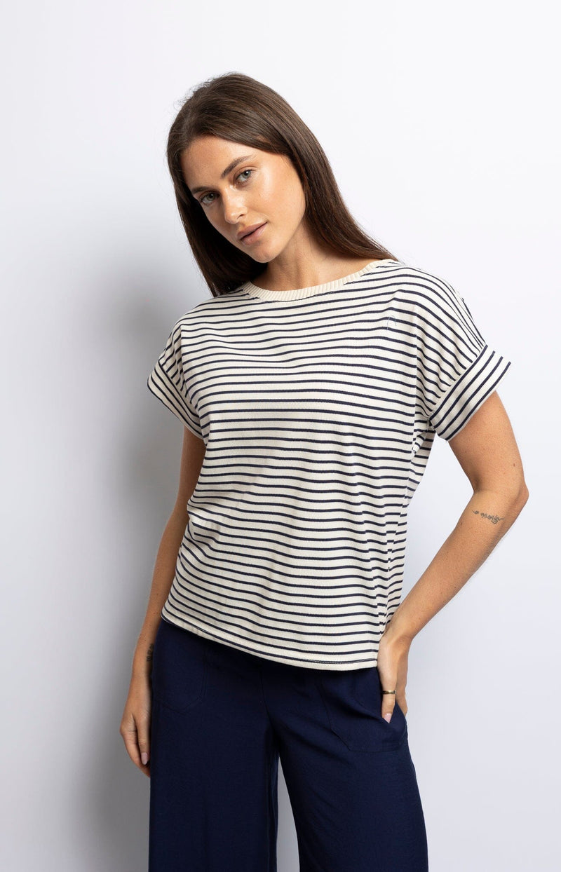 Volange T-SHIRT STRIPES NAVY