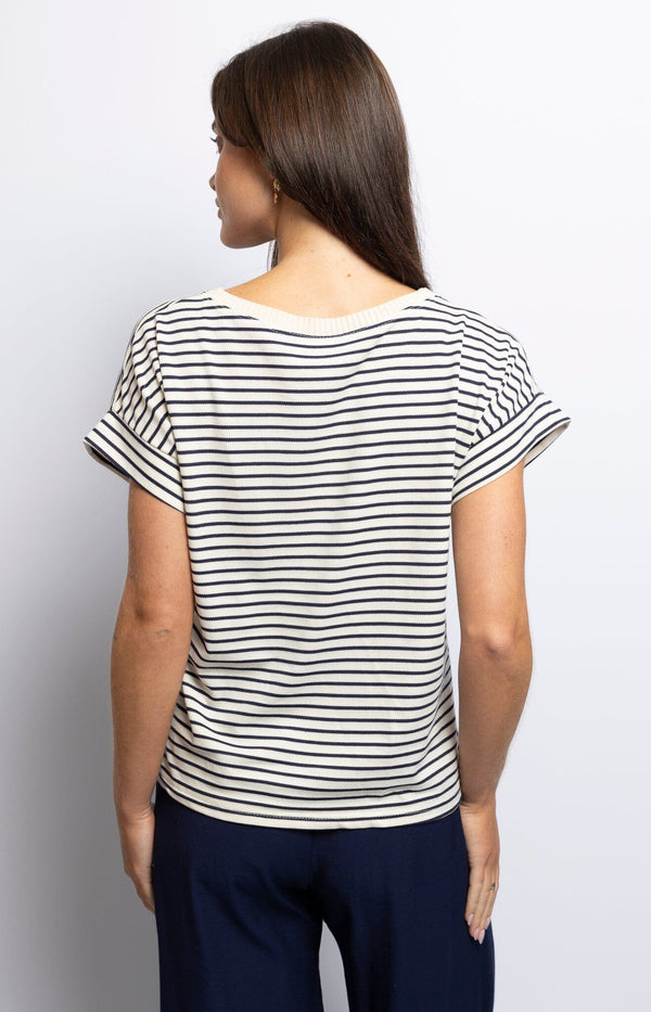 Volange T-SHIRT STRIPES NAVY