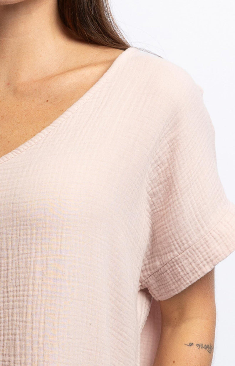 Volange TOP V COTTON ROSE